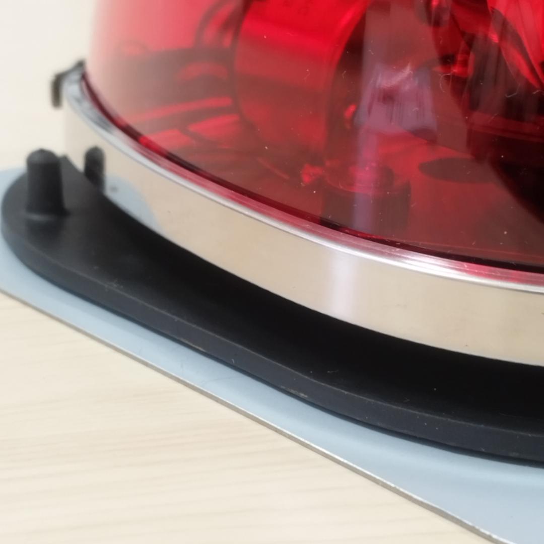 パトライト 流線形回転灯 SKFM-101G 赤色 12V【当時物・旧車仕様