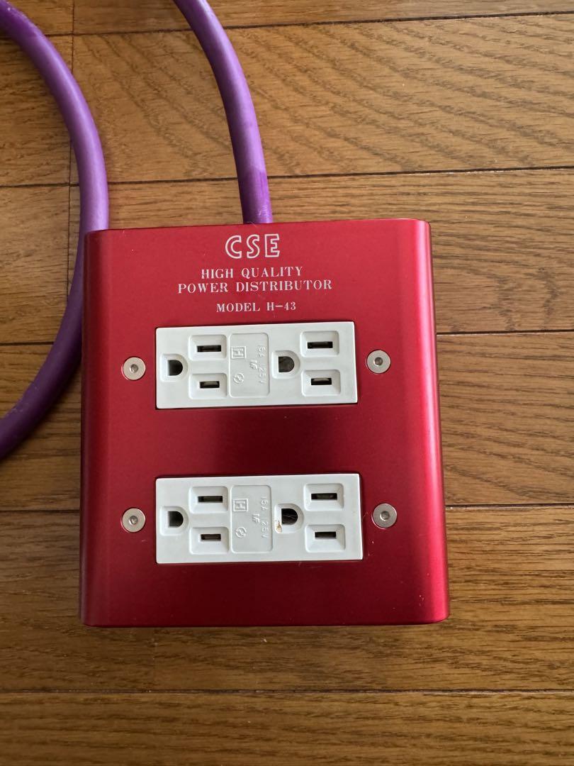 CSE 電源タップ　H-43 4口　高音質電源