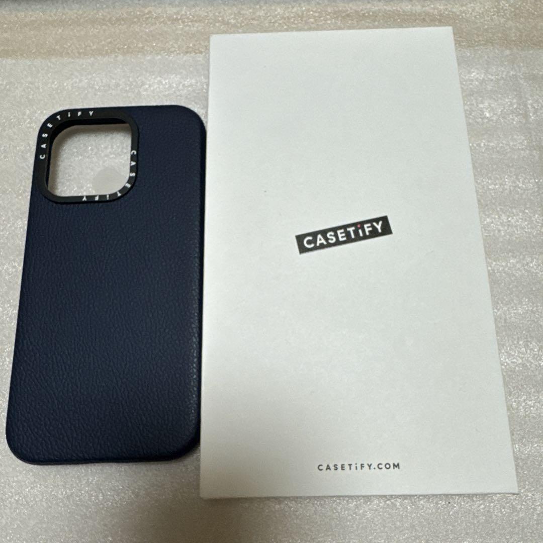 新品、未使用！CASETiFY ダークブルー iPhone15Pro