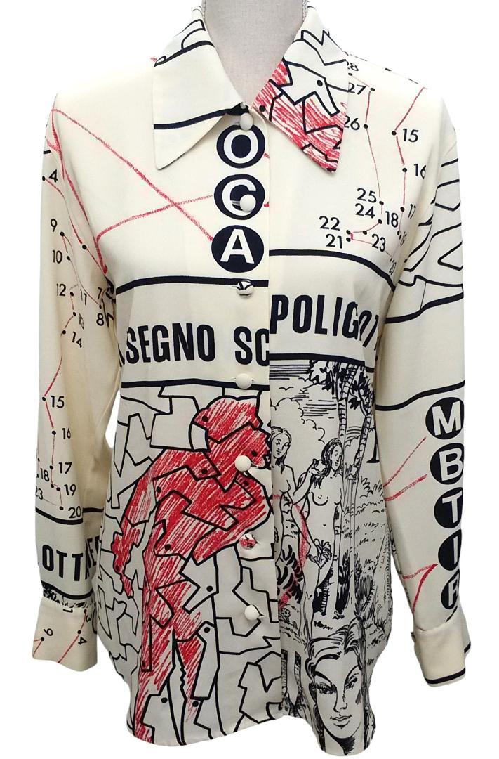 楽天市場】長袖シャツブラウス MOSCHINO(モスキーノ)の通販