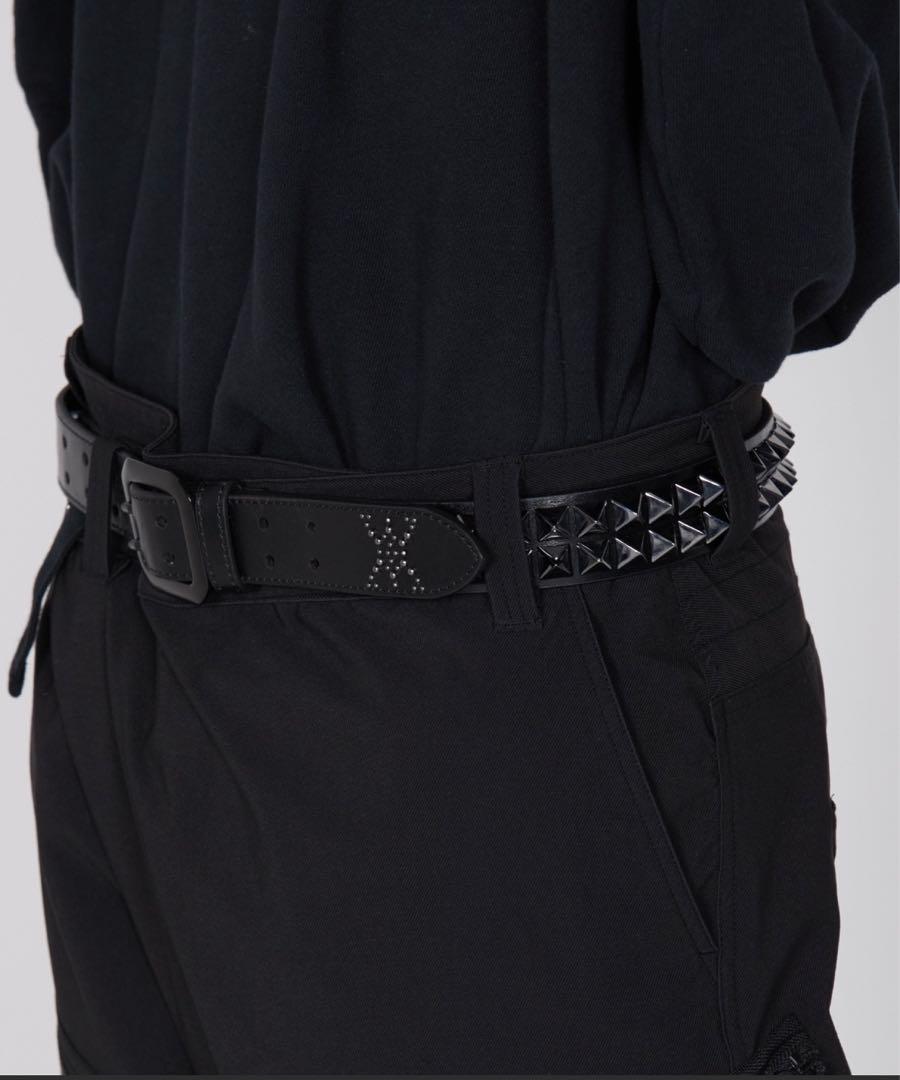 小物 virgo leather studs belt