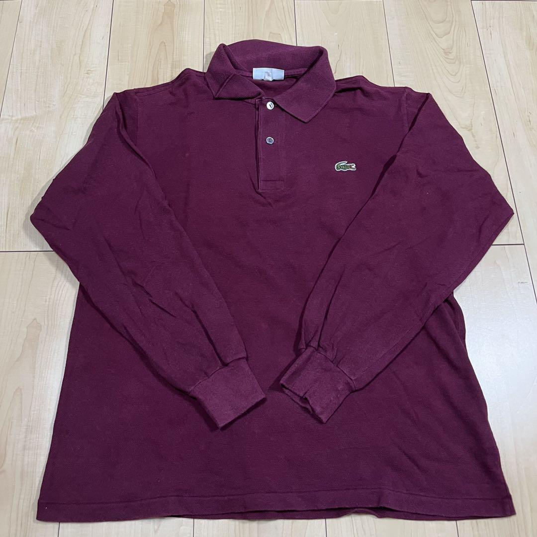 CHEMISE Lacoste 長袖ポロシャツ ワインレッド L1312 - メルカリ CHEMISE Lacoste 長袖ポロシャツ ワインレッド L1312 - メルカリ