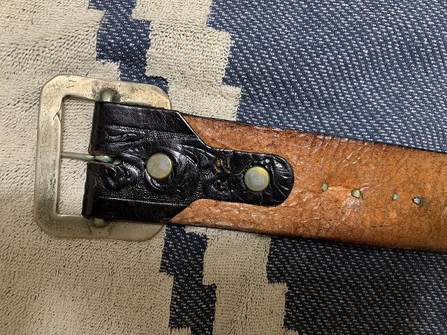 32 TENDERLOIN HTC スタッズ レザー ベルト キムタク 画像9