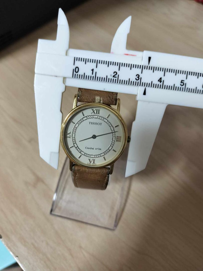 Tissot Chaine D Or E168 Quartz Men's Watch 31mm Swiss Used