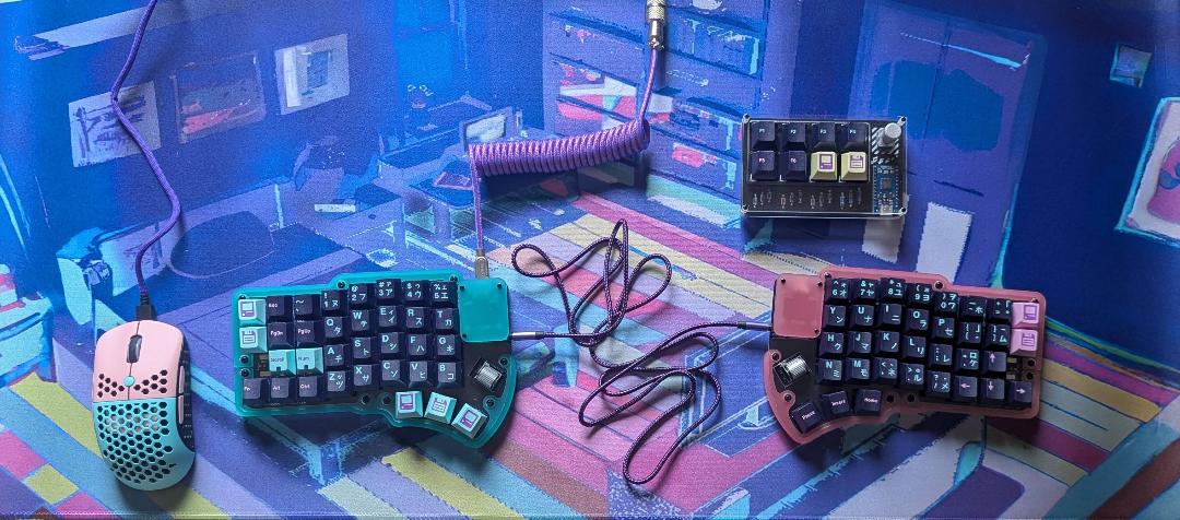 キーボード Majin Drift Split keyboard bundle