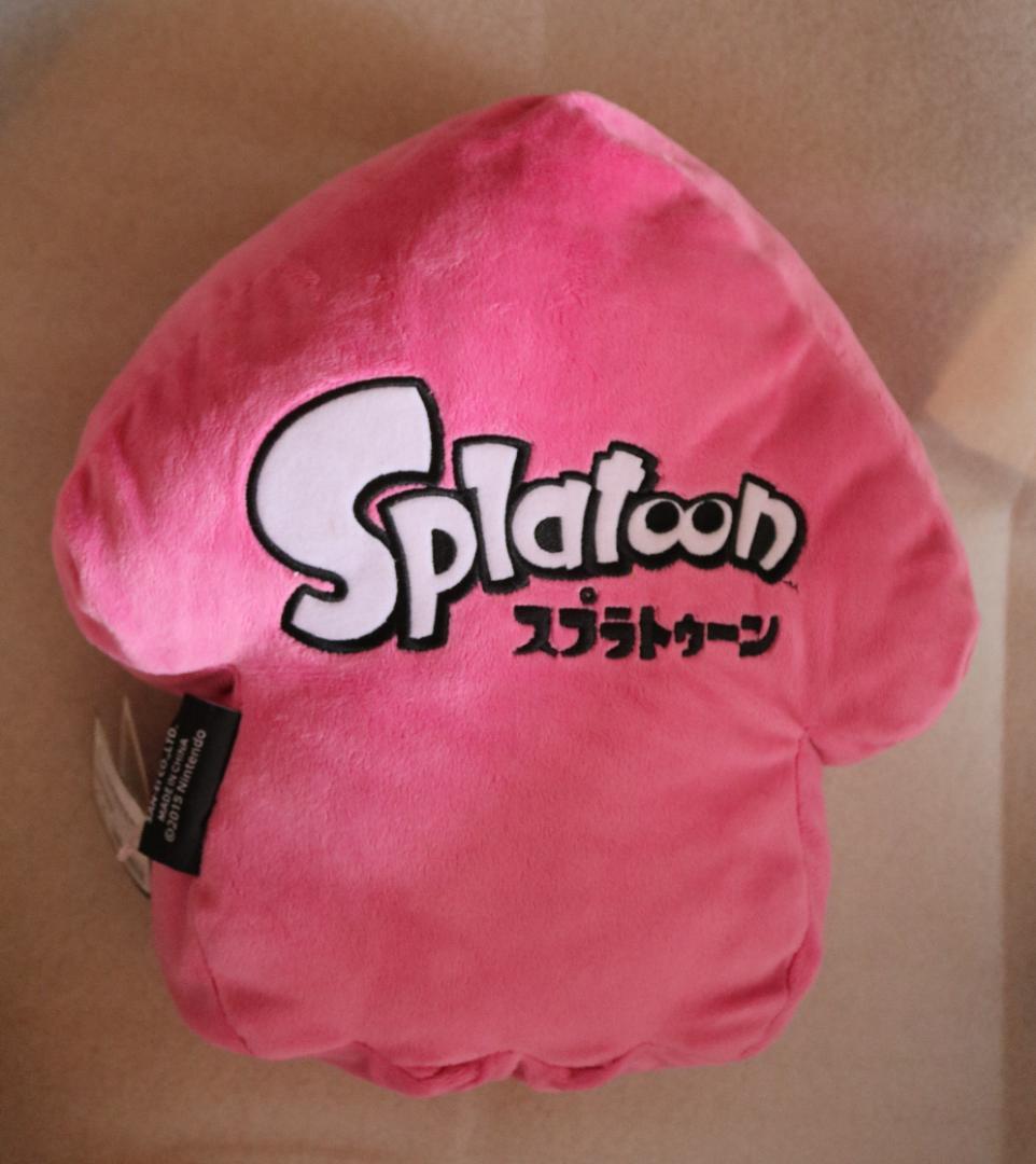 ❌ スプラトゥーン❌ 　イカ　ピンク　クッション