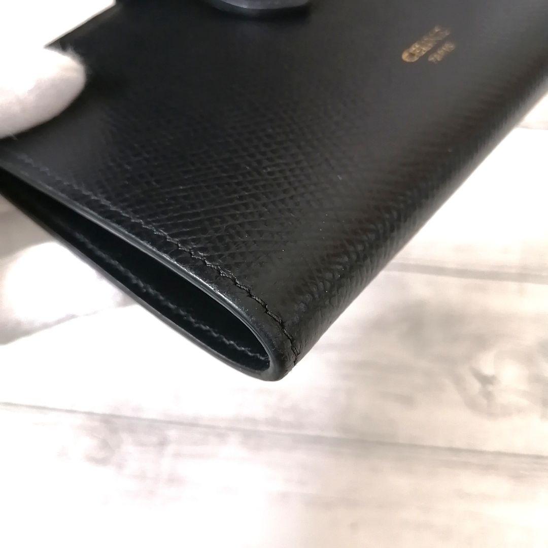 ミディアム▦ 正規品✨ 折り財布 ブラック 178 ecxfb-m45680442413 美品♡ セリーヌ CELINE はちょっと