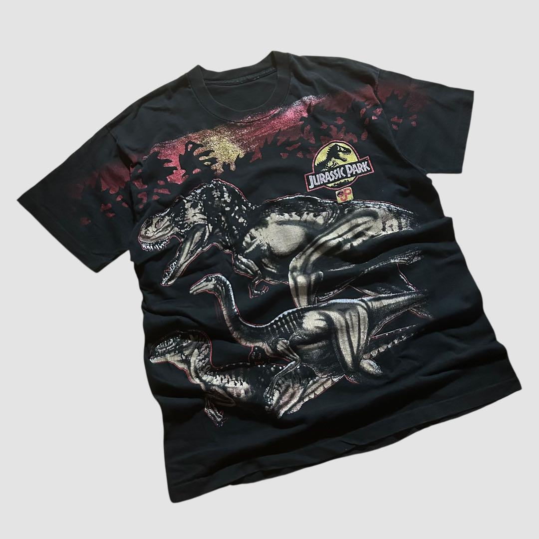 90s USA製シングルステッチ　ジュラシックパーク　ムービーTシャツ　両面 90s USA製 ジュラシックパーク ムービー tシャツ - メルカリ