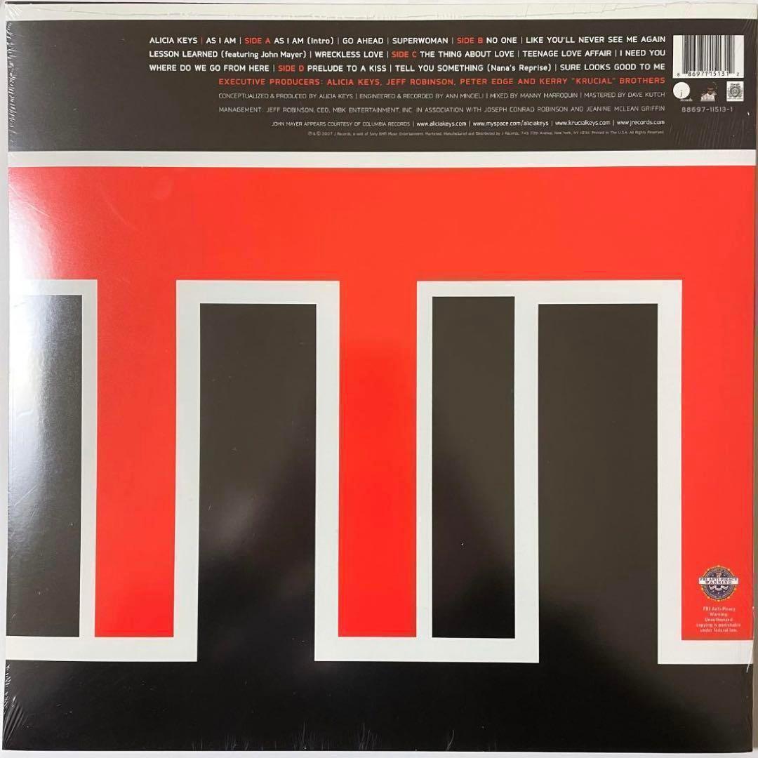 未開封 Alicia Keys / As I Am 2LP レコード
