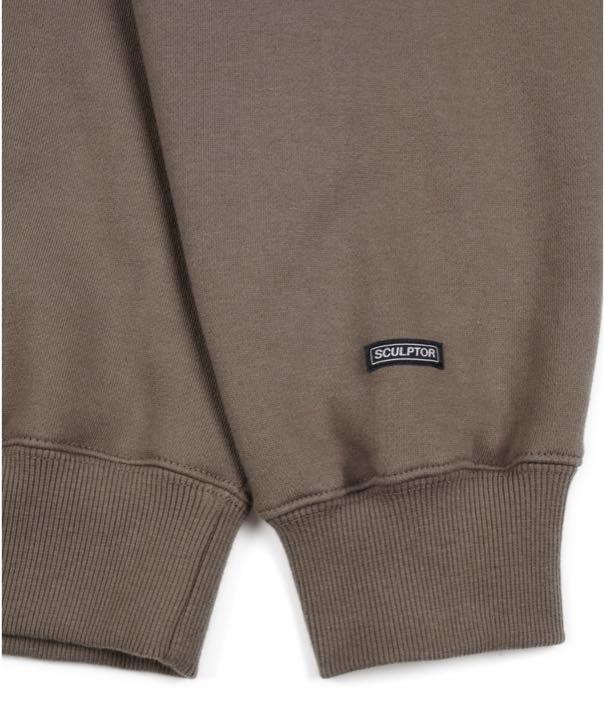 SCULPTOR SATIN APPLIQUE SWEATSHIRT スウェット