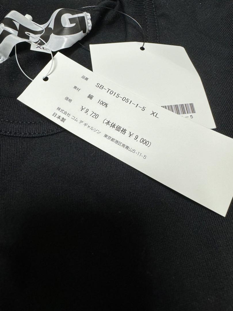 コムデギャルソン CDG 限定品 XL ホログラムロゴ Tシャツ