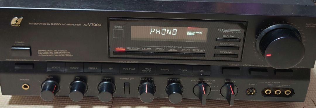 アンプ SANSUI AU-V7000 AMPLIFIER Sansui AU-V7000 Amplifier #0730 in Excellent Condition | eBay