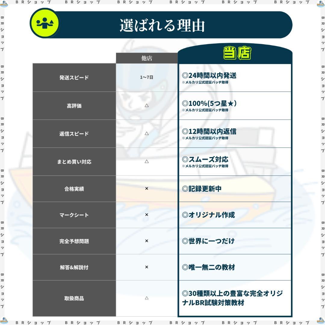ボートレーサー試験最短合格セット】過去問題29期＋140期予想
