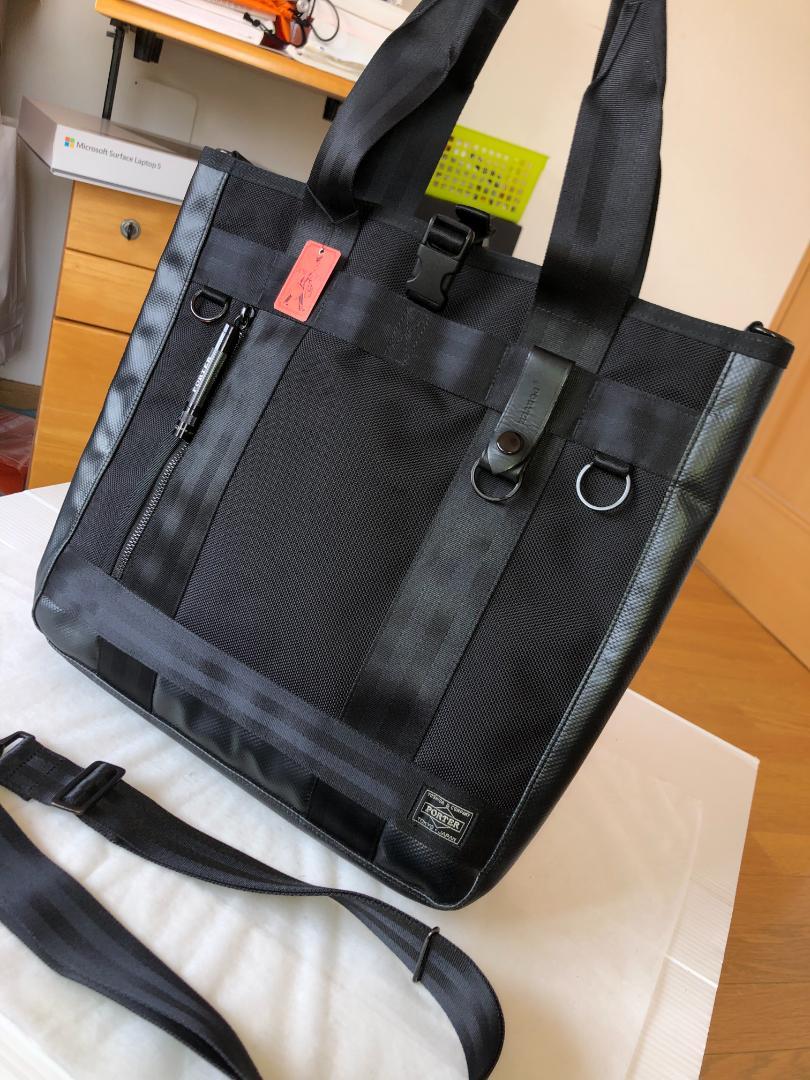 美品 ポーター ヒート 2way トート ショルダー バッグ タンカー 美品 ポーター ヒート 2way トート ショルダー バッグ タンカー