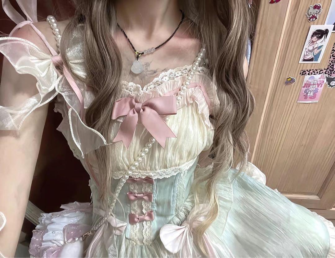 コスプレ ドレス lolita オリジナル 洋服 ロリータ ワンピース