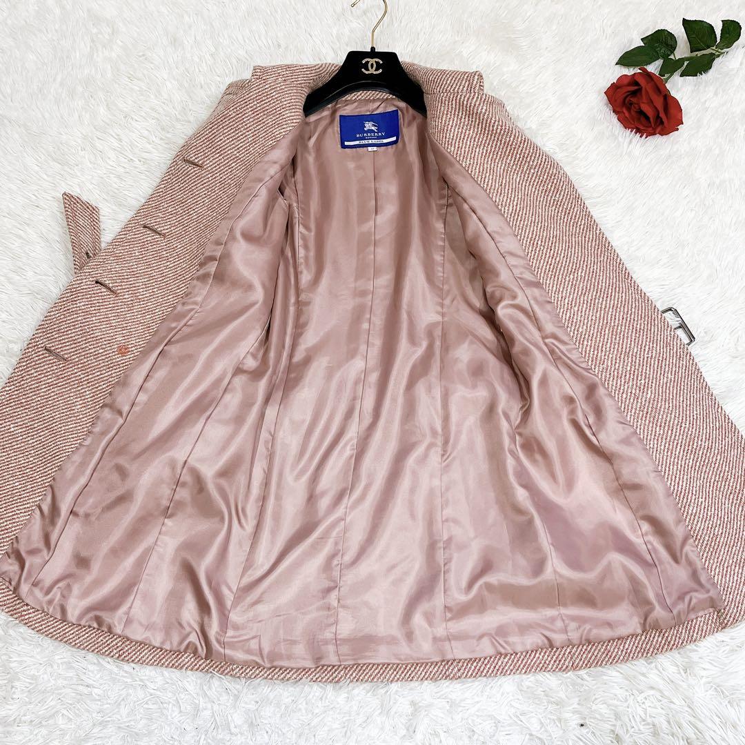 ⭐️人気上昇⭐️BURBERRY BLUE LABEL ウールアンゴラトレンチコート 美品 BURBERRY BLUE LABEL トレンチコート ネイビー 36 - メルカリ
