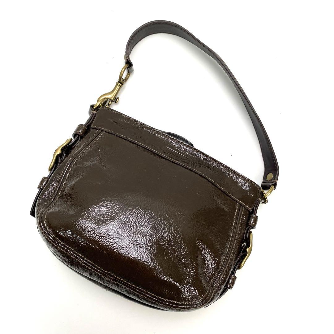 COACH コーチ 2way 斜め掛け可能 ブラウン レザー C1069-14783