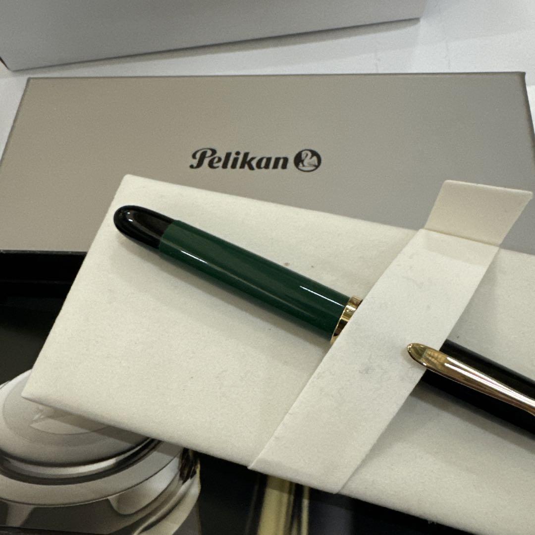 Pelikan ペリカン 万年筆 特別生産品 M120 グリーンブラック