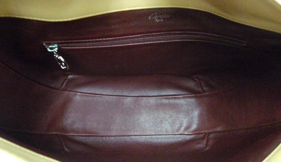 Cartier カルティエ トリニティ ワンショルダーバッグ レザー ベージュ 画像7