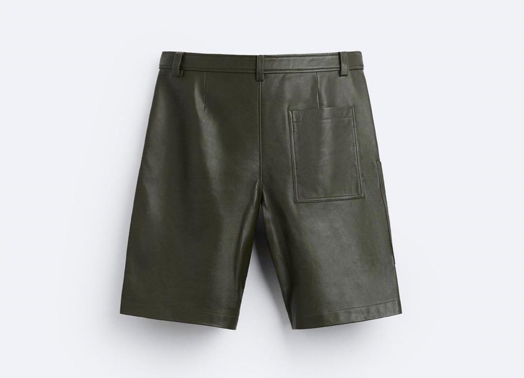 ZARA レザーショートパンツ