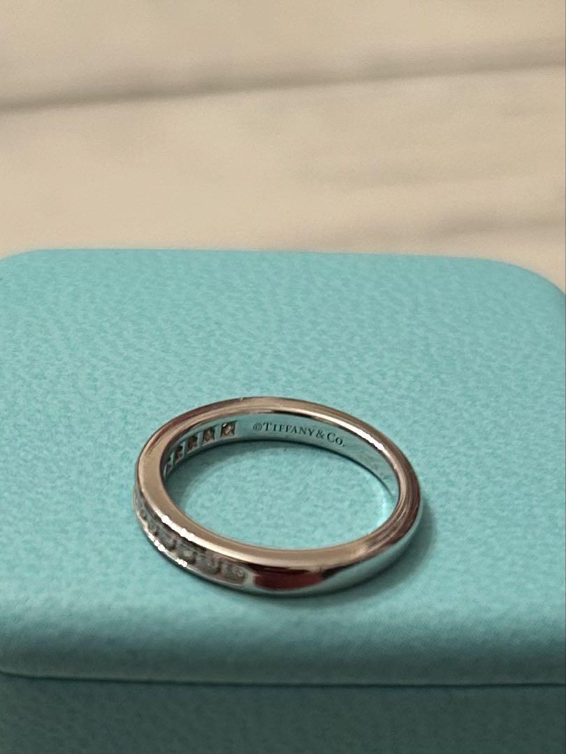 輝くダイヤモンド【Tiffany & Co.】セッティングウェディングバンド7号