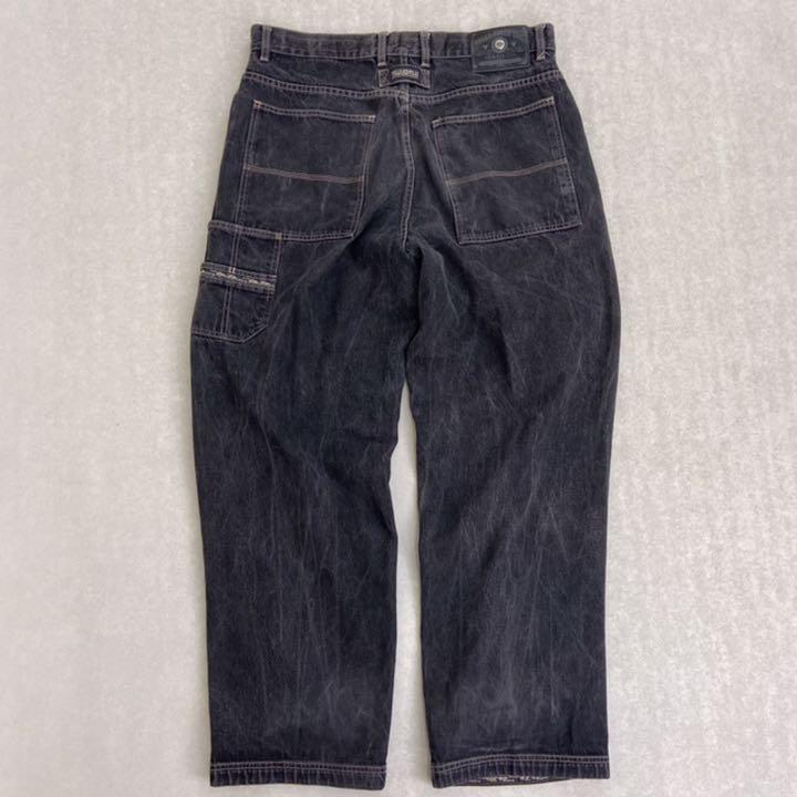 90s pelle pelle ペレペレ デニムパンツ 極太 濃紺 HIPHOP 90s PELLE PELLE ペレペレ 極太デニムパンツ ジーンズ B系 古着