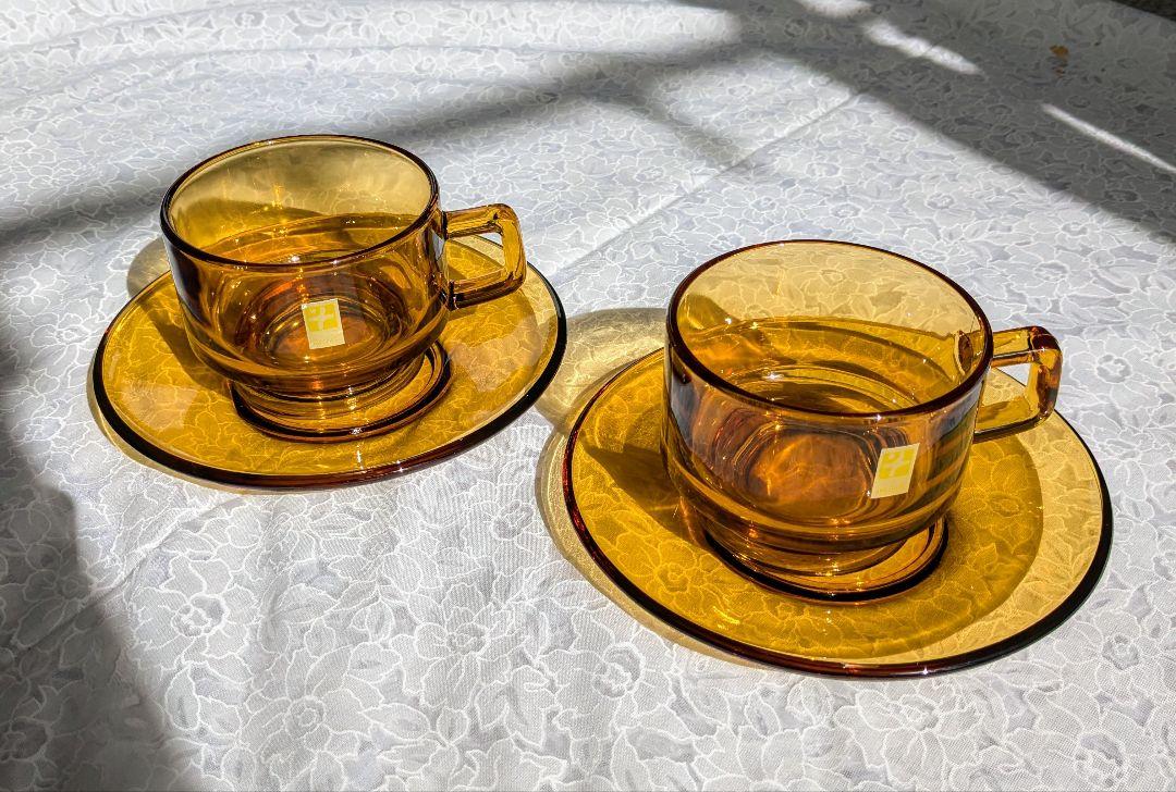 SOGA GLASS ソガガラスピッチャーカップ＆ソーサー