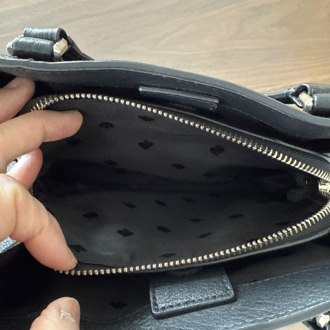 kate spade 黒 ポシェット