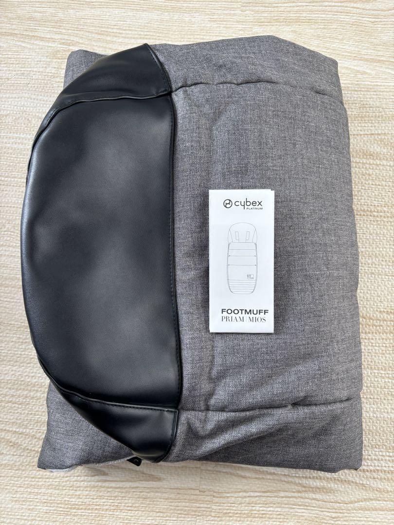 【美品】サイベックス　プラチナム　フットマフ　グレー
