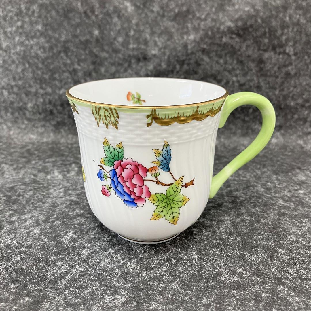 大人気☆HEREND☆ヘレンド☆マグカップ☆ヴィクトリアブーケ☆花柄☆蝶☆陶器！