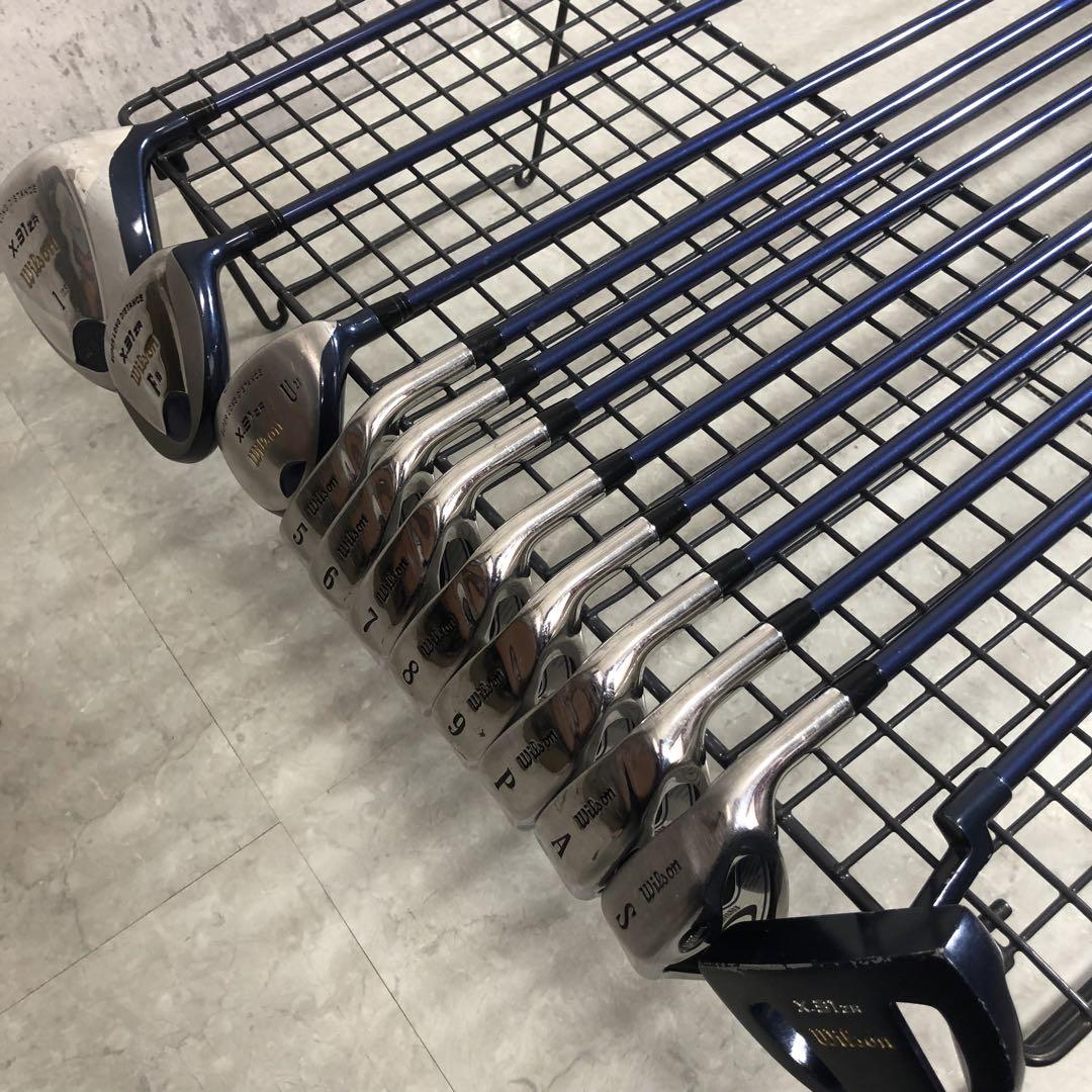 Wilson　X-31ZR　メンズゴルフ12本セット　右利き　カーボン　初心者