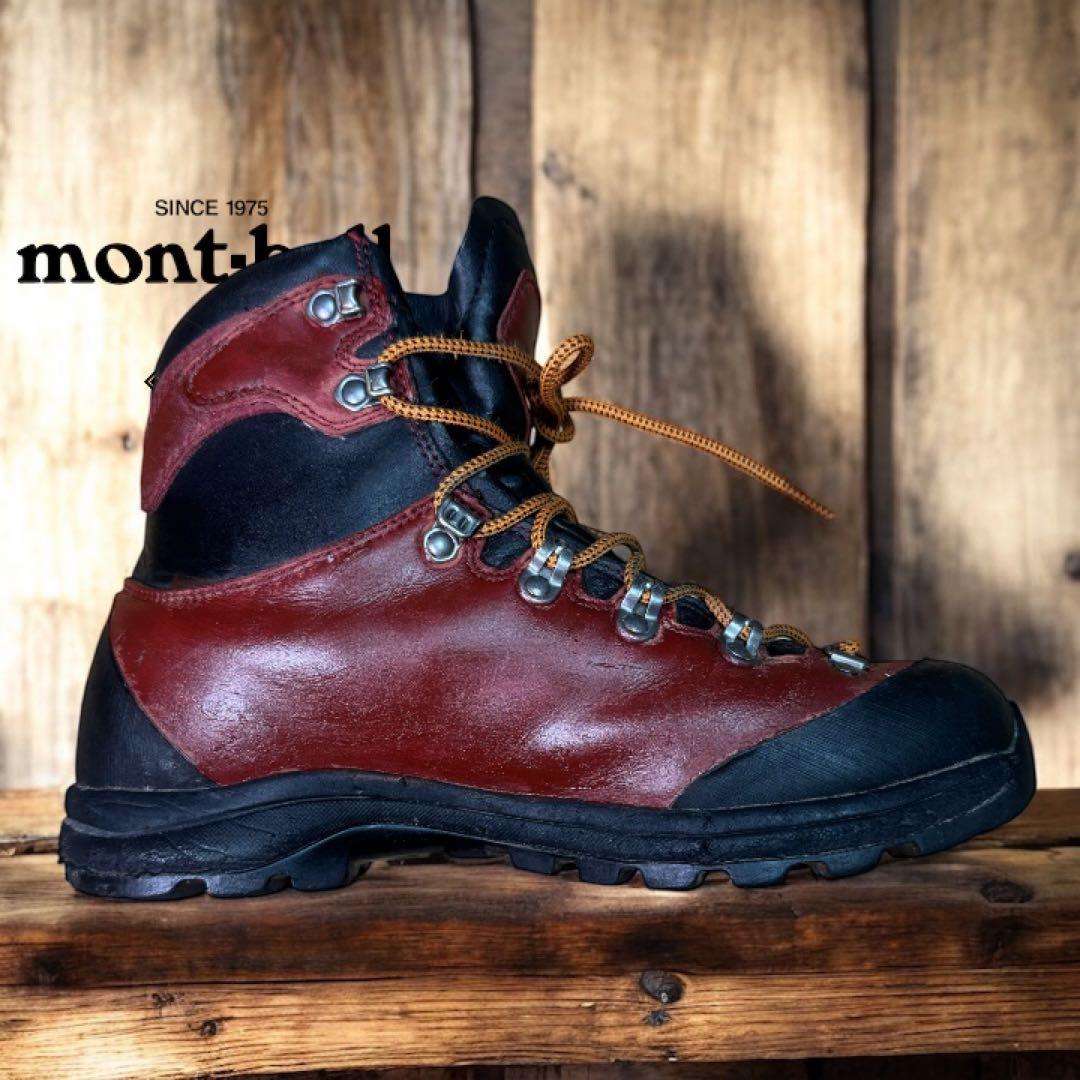 mont-bell アルパインクルーザー レザー トレッキングブーツ 25cmmontbell OLIVEOS_COM_TR