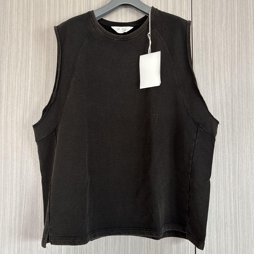 新品　アンセルム FADED SLEEVELESS T-SHIRT