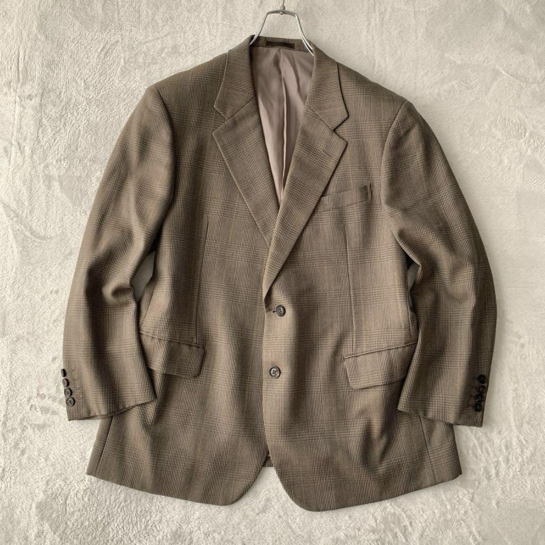 【美品】90s Burberrys ウール テーラードジャケット チェック