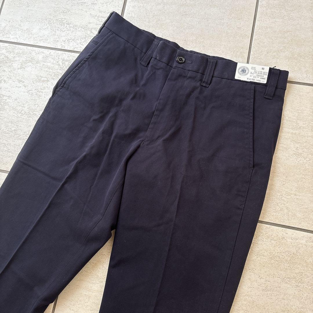 【新品】J.PRESS ジェイプレス　チノストレッチスラックス メンズ ネイビー