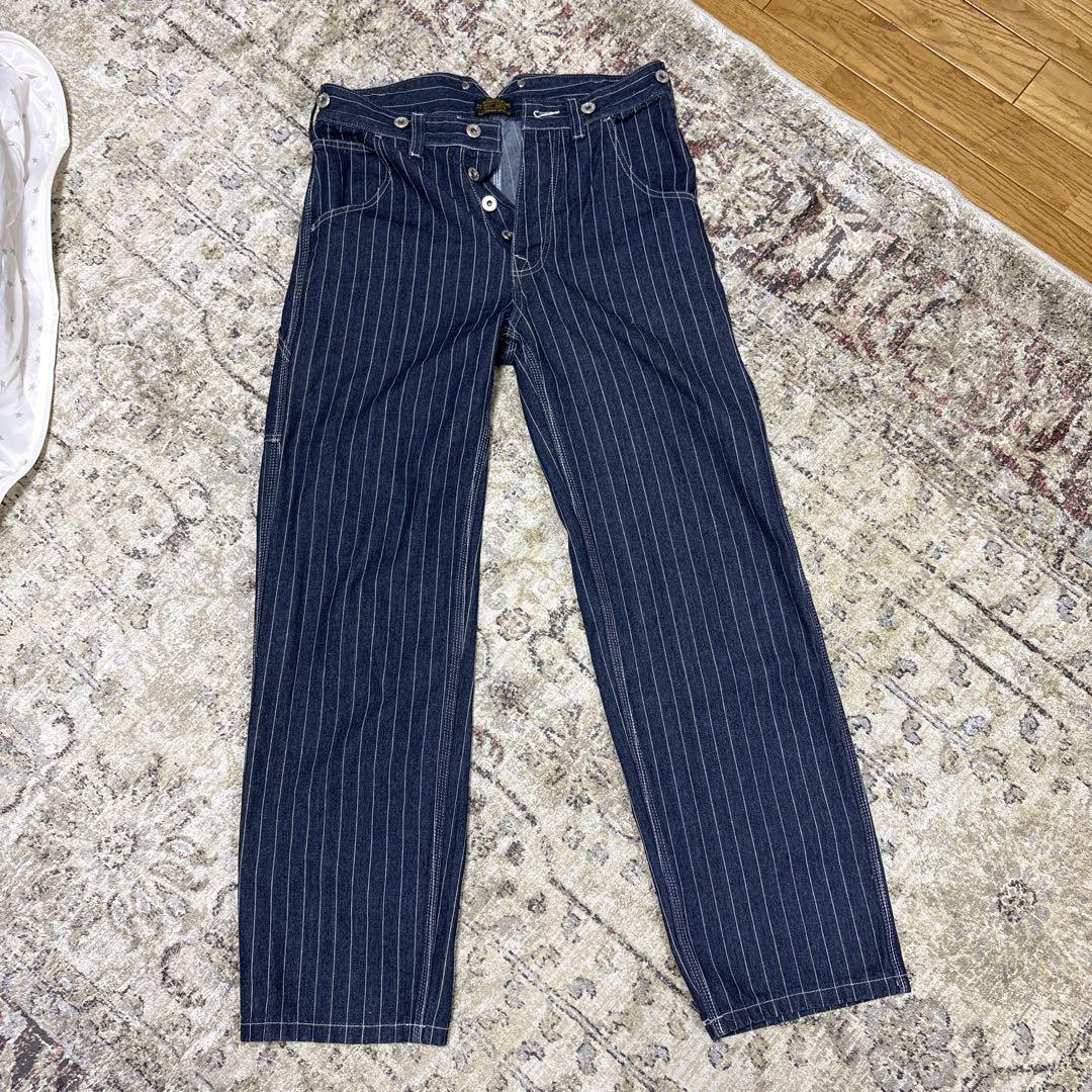 ヒッコリーストレートデニム　Sサイズ