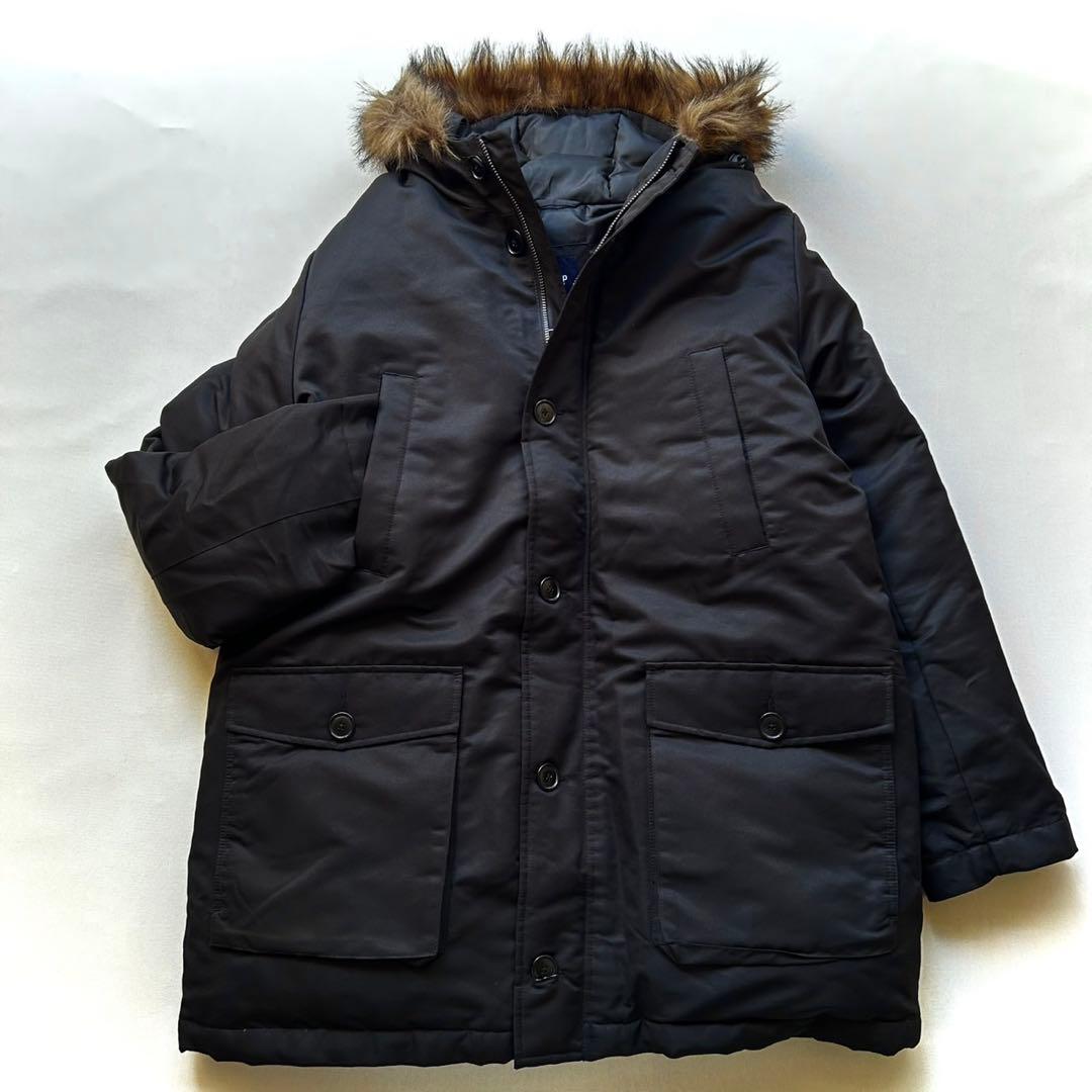 GAP ファー付ストームパーカー ダウンジャケット モッズコート XLXL(LL)・Gap