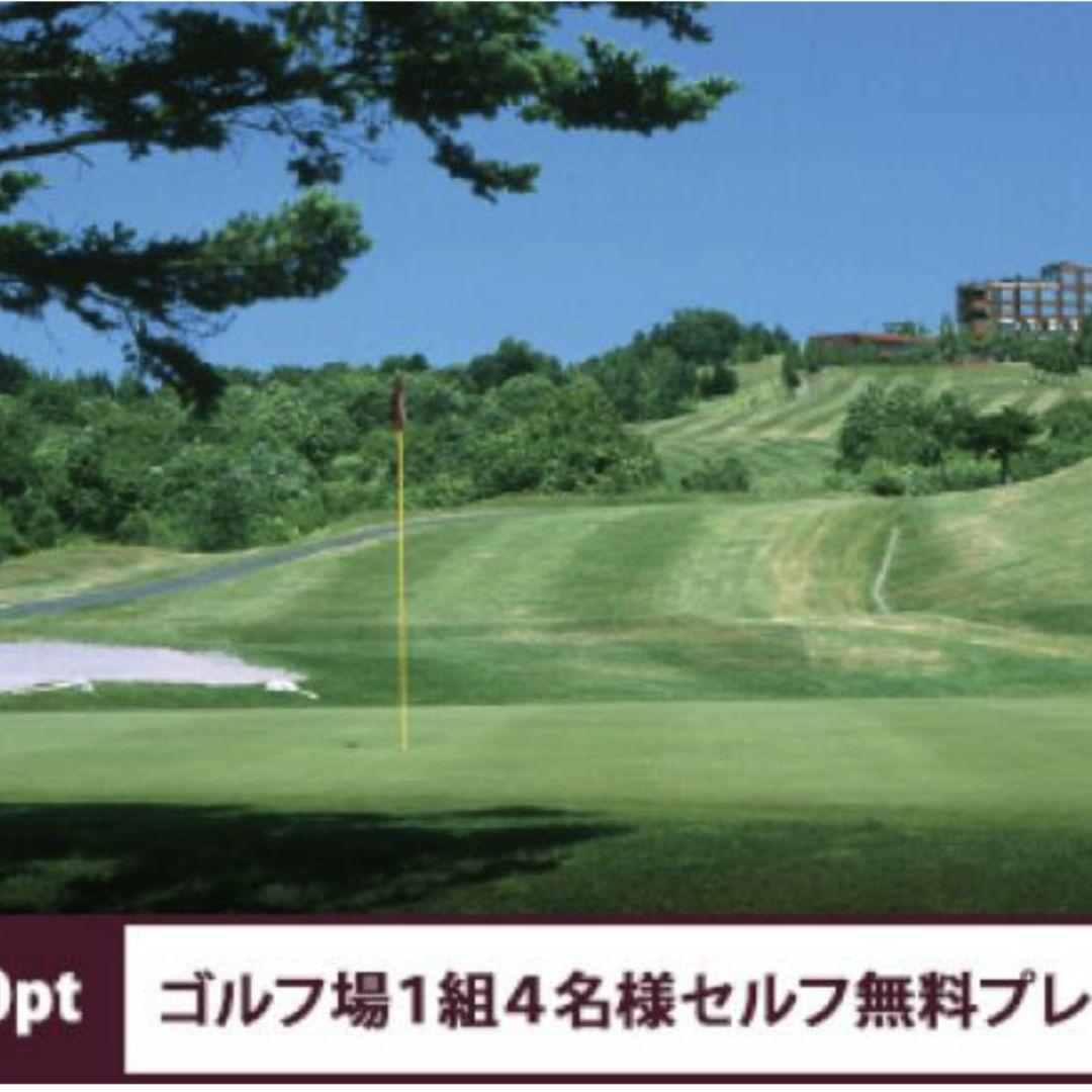 シャトレーゼ　ゴルフ場1組4名様セルフ無料プレー券