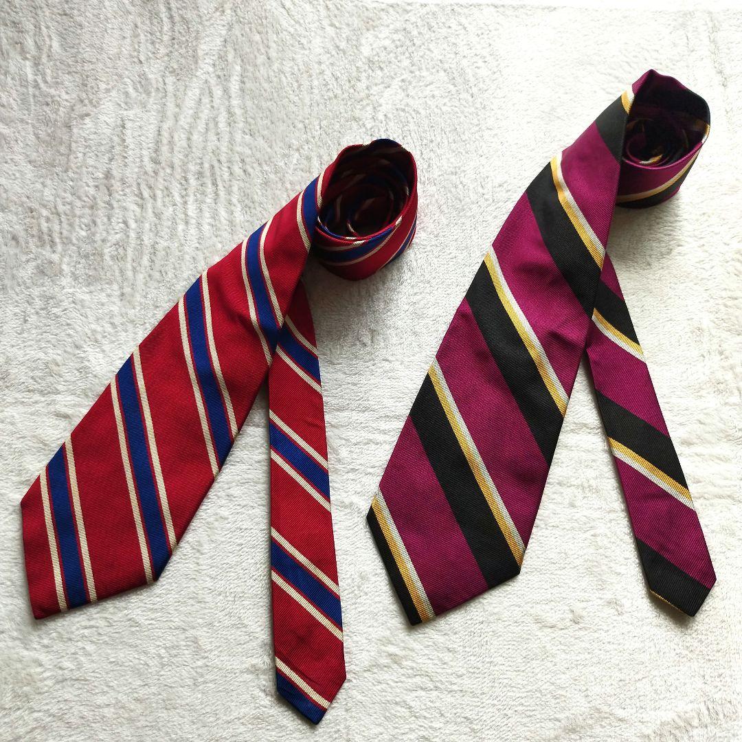 RALPH LAUREN ラルフローレン ネクタイ 2本セット シルク100%