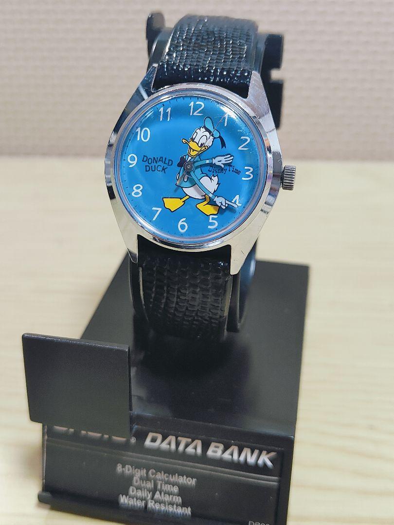 レア SEIKO 5000-6030 DONALD DUCK 手巻き時計