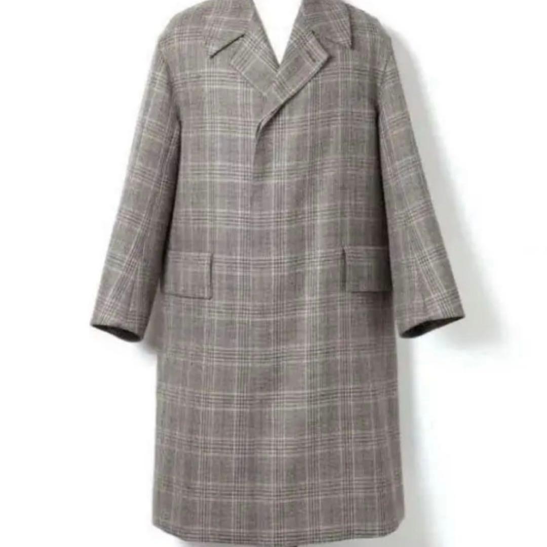 オーラリー グレンチェックコートS AURALEE