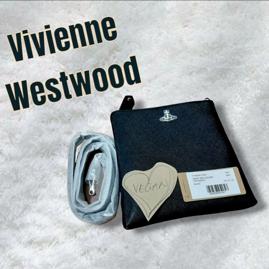 VivienneWestwood ショルダー バック ブラック ロゴ レディース