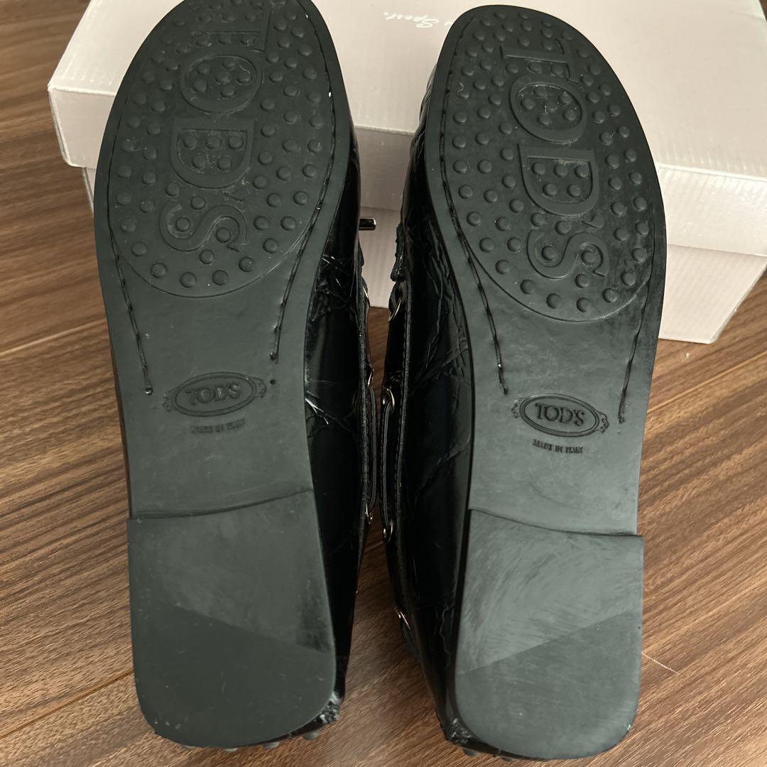 TOD’S ローファー 希少クロコダイル型押し　ゴンミーニ