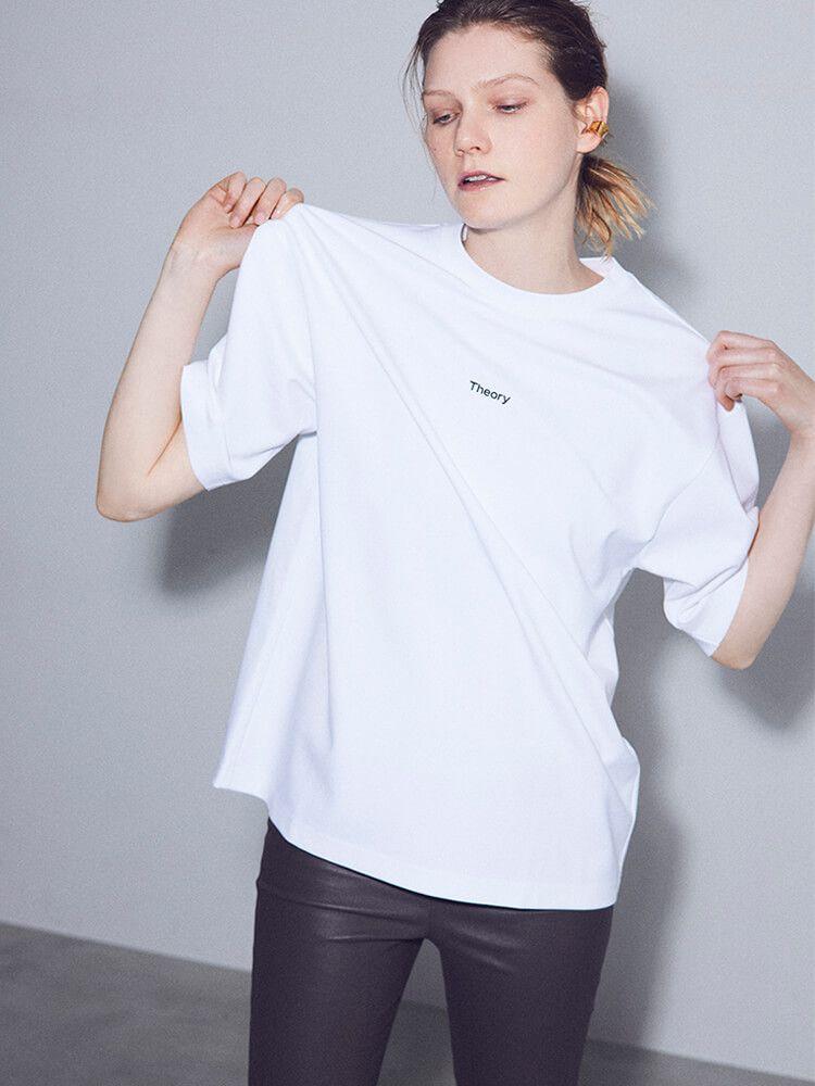 Theory セオリー　Relay Jersey Tee Logo