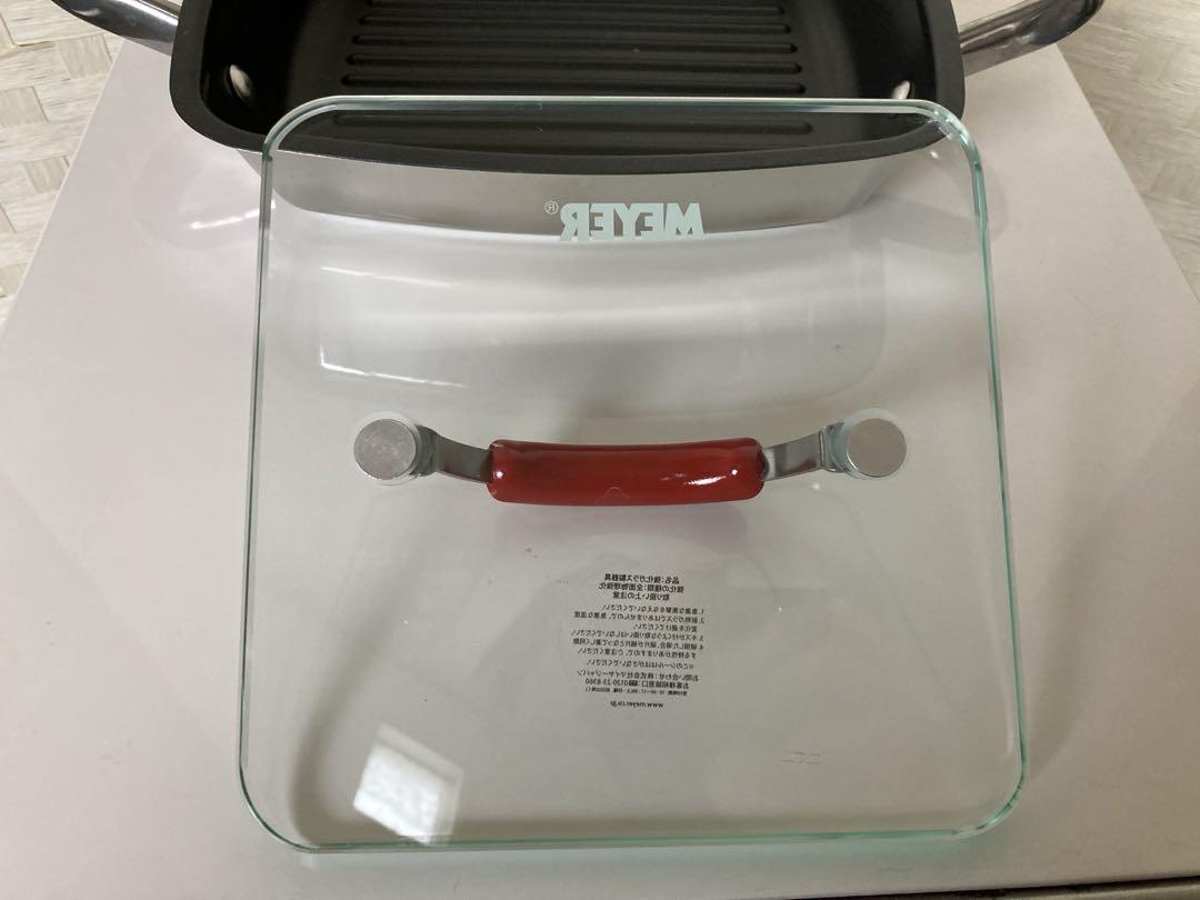 美品☆レシピ付☆MEYER マイヤー スクエアグリルパン 24cm