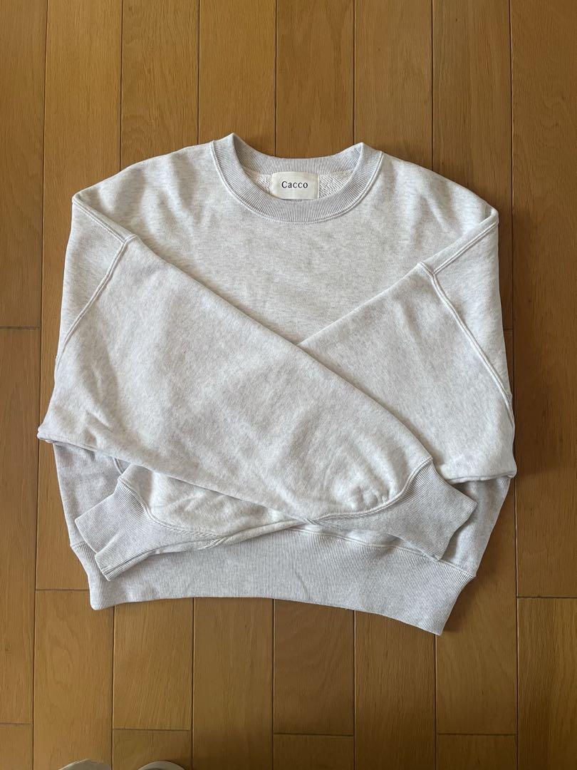 Cacco スウェット　杢グレー