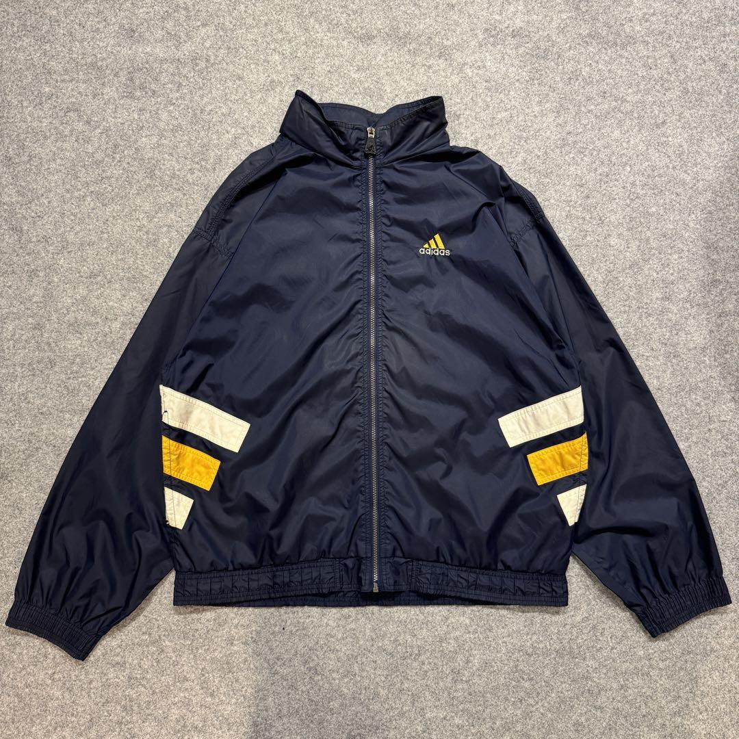 ⭐️ レア品　90‘s アディダスナイロンジャケット⭐️ Lサイズ　ブラックカラー