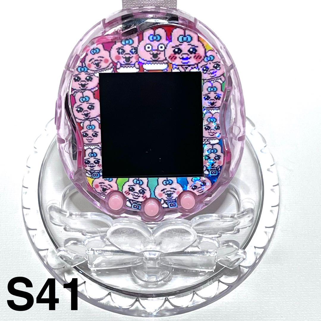 美品【DLエリア2つ】 たまごっちユニ ピンク おぱんちゅうさぎ たまごっち × 可哀想に！コラボ♥おぱんちゅうさぎ、んぽちゃむ