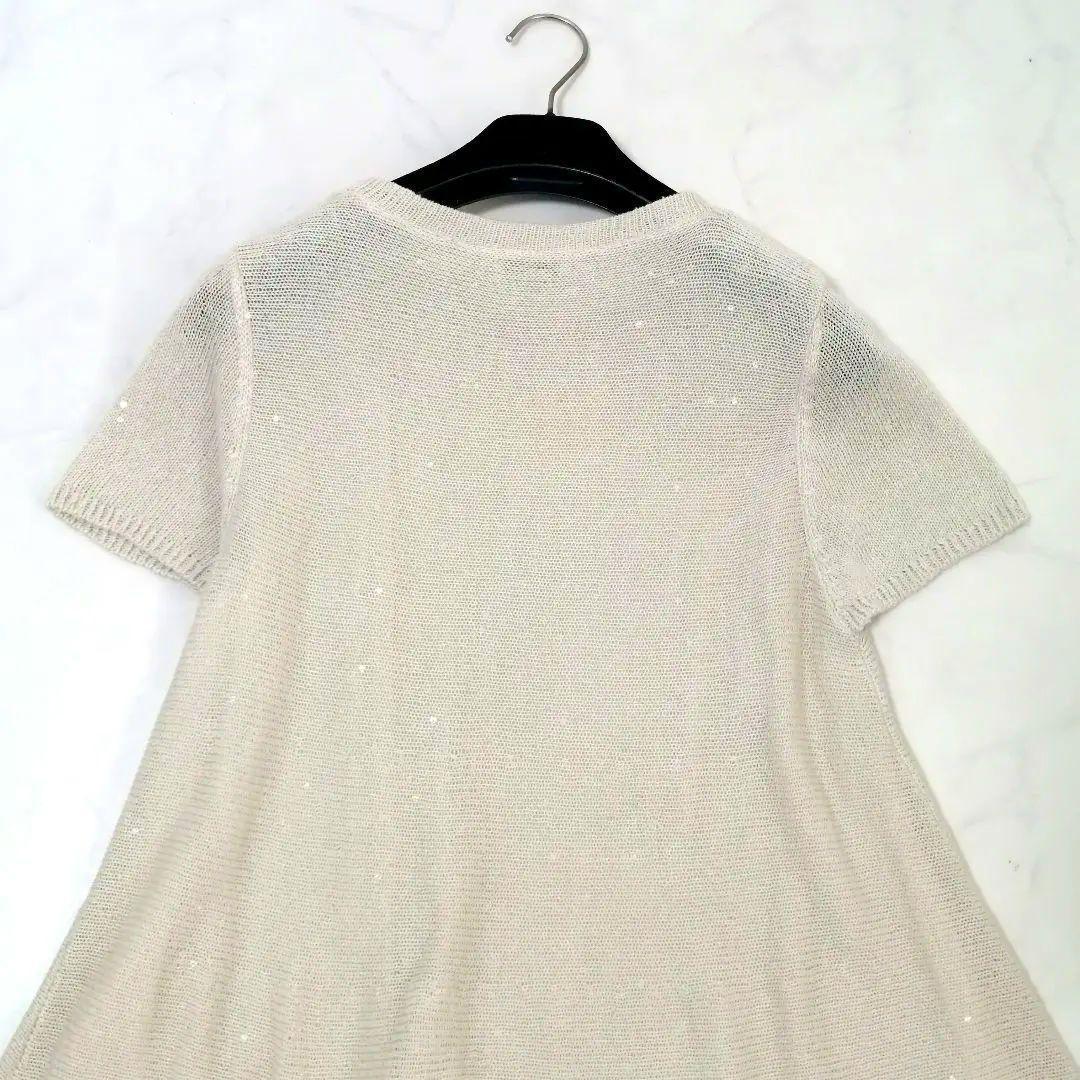 【専用】極美品✨ ブルネロクチネリ　トップス　スパンコール　リネン　シルク　L