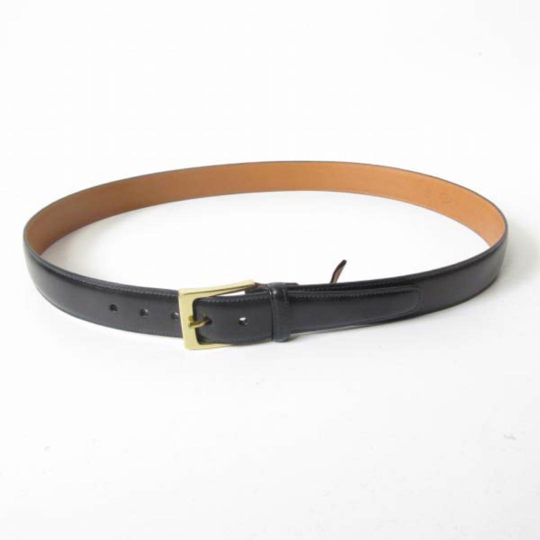 新品 USA製 トラファルガー レザーベルト 黒 表記36インチ/W35～38